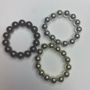 Set of three bracelets